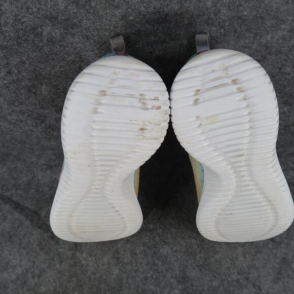 Skechers Shoes Girls 3 Sneakers Slip On Memory Foam Stretch Fit Comfort Colorful - Picture 11 of 12